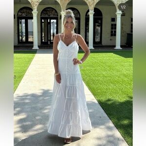These Three Boutique White Maxi Dress
